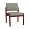 Lesro Lenox Armless Guest Chair, 22.5 in W 26 in L 31.5 in H LW1102 - alternate 1